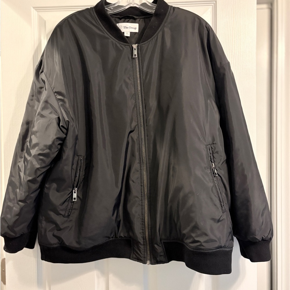 Black Bomber Jacket - Picture 4 of 8